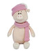 Свинка Аша с шарфом и шапкой, 28 см, Maxitoys Luxury дополнительное фото 1.