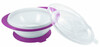 Миска с двумя крышками Easy Learning, фиолетовая, NUK
