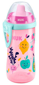 Поильники, бутылочки, чашки: Поильник First Choice Flexi Cup, 300 мл., розовый, NUK