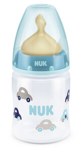Бутылочки: Бутылочка FC plus с соской из латекса, 150 мл, синяя, NUK