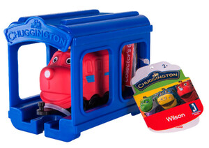 Игры и игрушки: Паровозик Вилсон с гаражом