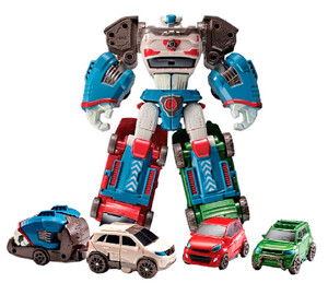 Роботы-трансформеры: Робот-трансформер S3 mini Дельтатрон, 18,5 см, Tobot