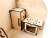 Кухня, комната с мебелью, деревянный 3D конструктор, Зірка дополнительное фото 2.