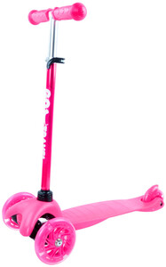 Детский транспорт: Самокат Mini (до 65 кг), розовый, Go Travel