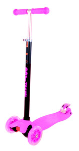 Детский транспорт: Самокат Maxi (до 75 кг), розовый, Go Travel