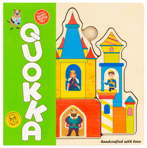Пазлы и головоломки: Деревянный пазл-мозаика Сказочный замок, Quokka