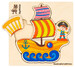 Деревянный пазл-мозаика Корабль пирата, Quokka дополнительное фото 2.