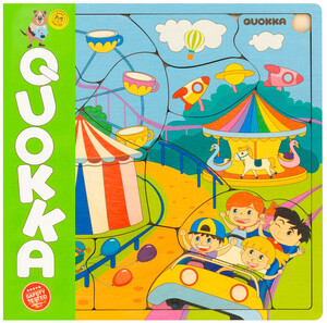 Игры и игрушки: Деревянный пазл-мозаика Парк развлечений, Quokka
