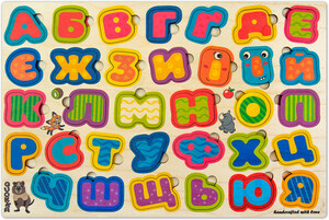 Ігри та іграшки: Украинская азбука, пазл-вкладыш, Quokka