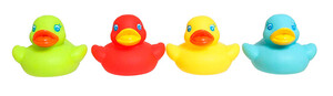 Іграшки для ванни: Кольорові качечки, набір для ванни, Playgro