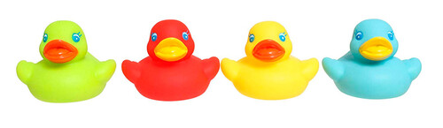 Іграшки для ванни: Кольорові качечки, набір для ванни, Playgro