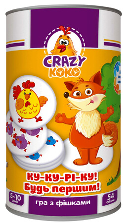 Настільні ігри: Игра в тубусе Кукареку (укр.), Vladi Toys