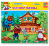 Теремок, мягкие пазлы А4, Vladi Toys