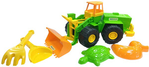 Розвивальні іграшки: Екскаватор з набором для піску, 5 елементів, Wader
