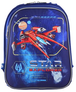 Рюкзаки, сумки, пенали: Ранец каркасный Н-12 Star Explorer (16,5 л), 1 Вересня