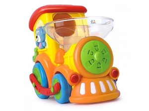 Музичні та інтерактивні іграшки: Паровозик Ту-Ту со светом и звуком, Huile Toys
