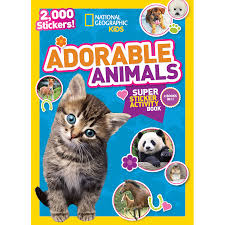 Книги для детей: Sticker Activity Book: Adorable Animals