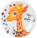 Набір посуду 3 предмета (кераміка) Pretty Giraffe дополнительное фото 5.