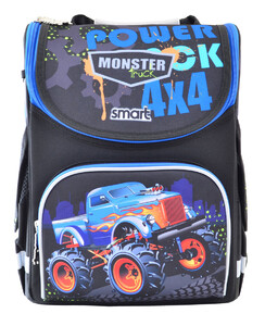 Рюкзаки, сумки, пенали: Рюкзак шкільний, каркасний Power 4 x 4 (12 л), Smart