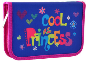 Рюкзаки, сумки, пеналы: Пенал твердый одинарный с двумя клапанами Cool Princess, Smart