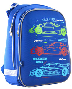 Рюкзаки, сумки, пенали: Рюкзак школьный каркасный H-12 Maximum Speed (16,5л), Yes