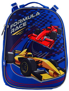 Рюкзаки, сумки, пенали: Рюкзак школьный каркасный H-25 Formula Race (15л), Yes