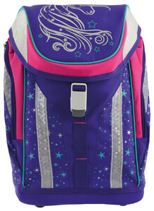 Рюкзаки, сумки, пенали: Рюкзак школьный каркасный H-30 Unicorn (18л), Yes