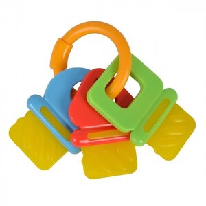 Развивающие игрушки: Погремушка-брелок Ключи (12 см), ABC
