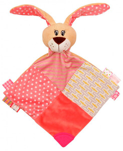 Ігри та іграшки: Притулянка Кролик, рожевий, Baby Mix