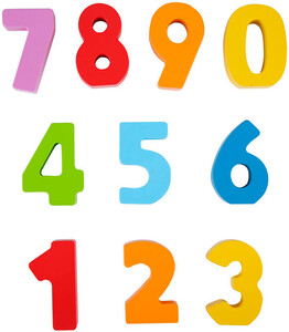 Розвивальні іграшки: Набір Цифри і кольори, Hape