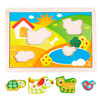 Сортер- вкладиш Сонячна долина, 3 в 1, Hape