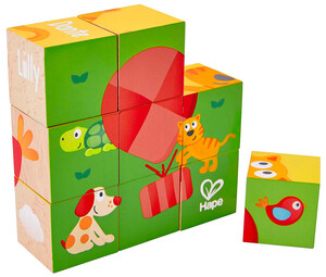 Ігри та іграшки: Кубики дерев'яні Дружба, Hape