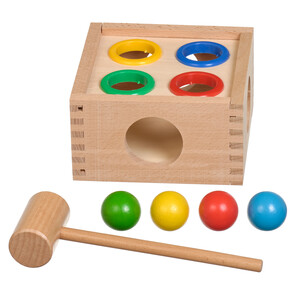 Ігри та іграшки: Стукалка Кульки Мир деревянных игрушек