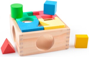 Развивающие игрушки: Сортер Занимательная коробка Мир деревянных игрушек