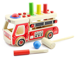 Игры и игрушки: Конструктор Машина, Мир деревянных игрушек