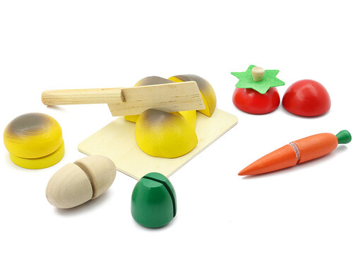 Игрушечная посуда и еда: Игровой набор кухня Готовим маленький завтрак, Мир деревянных игрушек