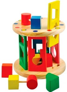 Игры и игрушки: Сортер Цилиндр Мир деревянных игрушек