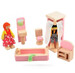 Набір меблів для ляльок Ванна кімната, Мир деревянных игрушек дополнительное фото 1.