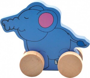 Розвивальні іграшки: Каталка Слон (695-7348003009) Мир деревянных игрушек