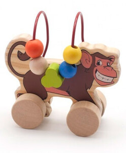 Розвивальні іграшки: Лабіринт-каталка Мавпа