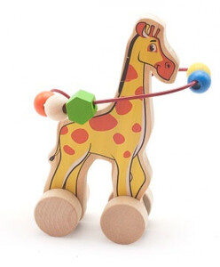 Развивающие игрушки: Лабиринт-каталка Жираф
