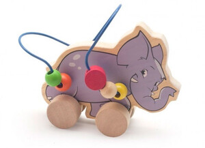 Развивающие игрушки: Лабиринт-каталка Слон Мир деревянных игрушек