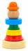 Пірамідка Клоун 1 Мир деревянных игрушек дополнительное фото 2.
