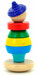 Пірамідка Клоун 2 Мир деревянных игрушек дополнительное фото 1.