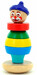 Пірамідка Клоун 2 Мир деревянных игрушек дополнительное фото 2.