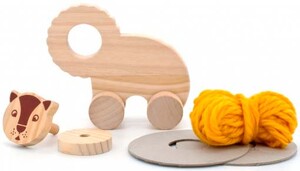 Виготовлення іграшок: Помпон Лев, набір для творчості Мир деревянных игрушек
