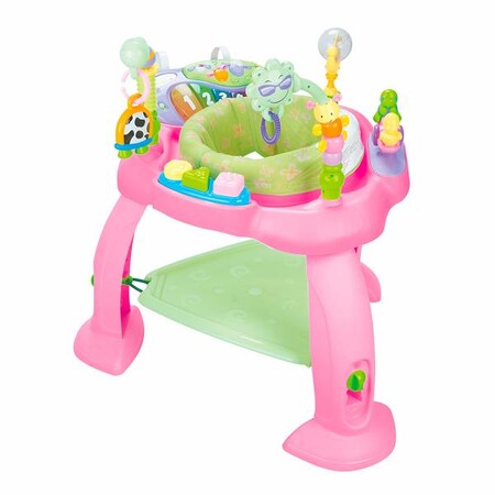 Килимки, центри, ходунки: Ігровий розвиваючий центр Hola Toys Музичний стільчик, рожевий