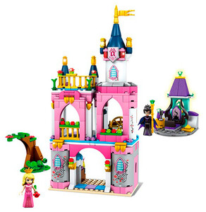Игры и игрушки: Конструктор детский Замок для Спящей Красавицы, серия Принцессы, Jvtoy