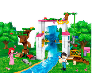 Игры и игрушки: Конструктор детский Сад для принцессы, серия Принцессы, Jvtoy