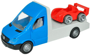 Машинки: Автомобіль Mercedes-Benz Sprinter (синій евакуатор), 1:24, Тигрес